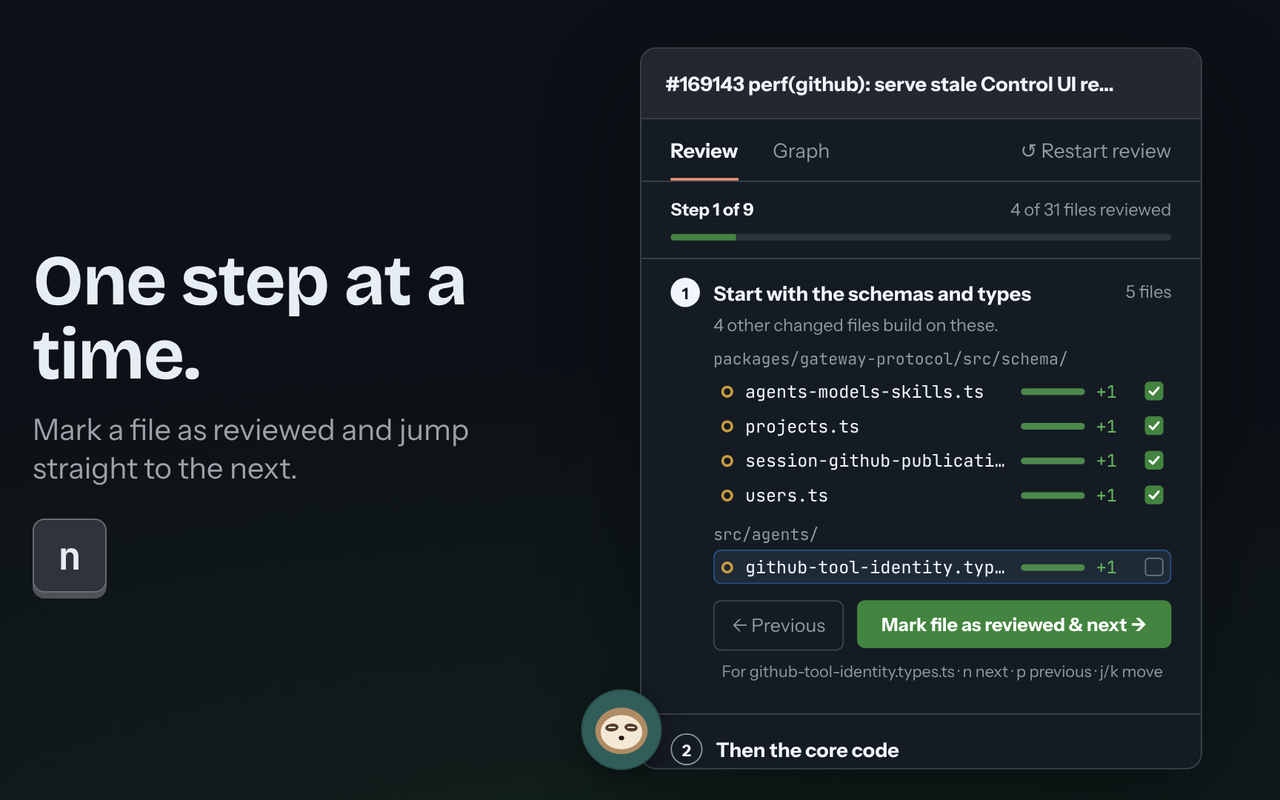 One step at a time